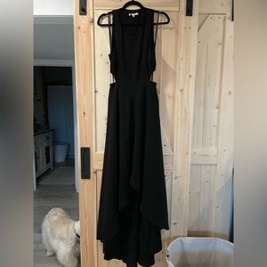 Black cut out dress